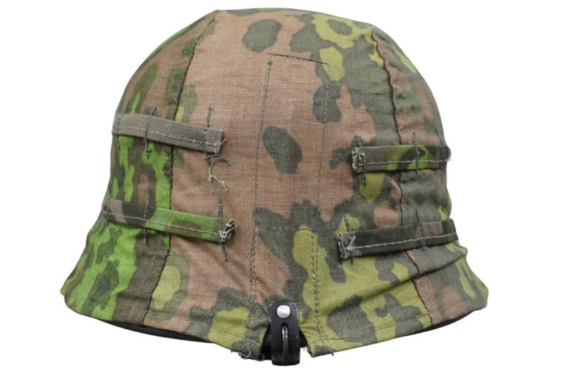 Waffen SS M42 Helmet Cover in Oakleaf A Camouflage