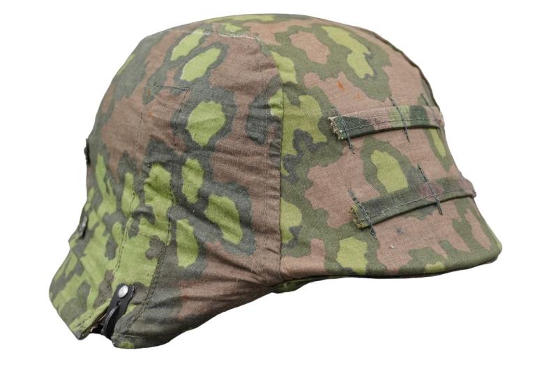 Waffen SS M42 Helmet Cover in Oakleaf A Camouflage