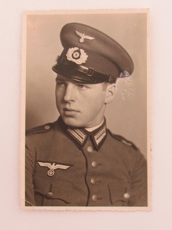 Portrait Photo of a Wehrmacht Soldier