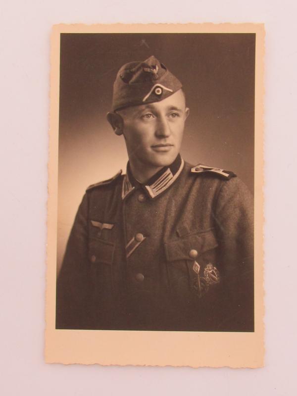Portrait Photo of a Wehrmacht Soldier
