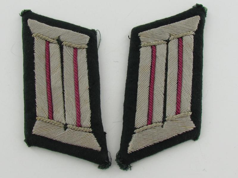 Wehrmacht ( Heer ) Nebelwerfer ( Smoke Troops ) Officers Collar Tabs