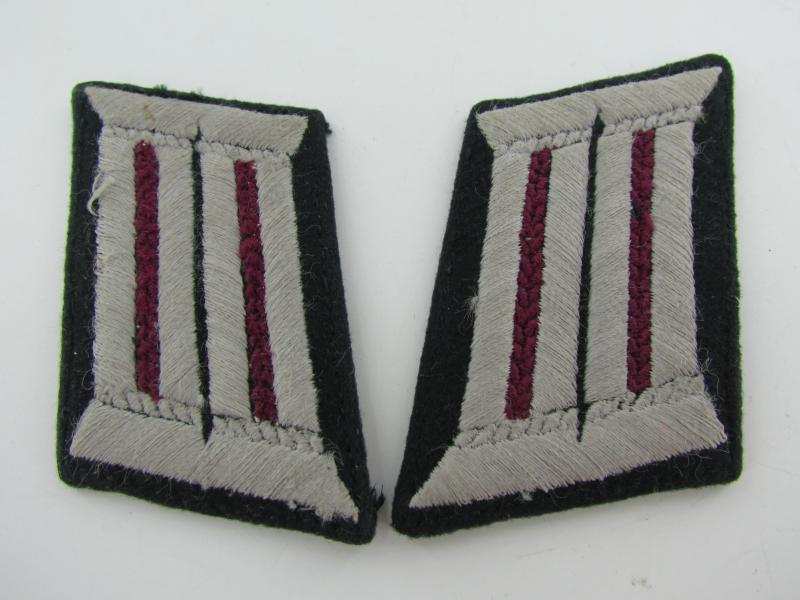 Wehrmacht Heer Nebelwerfer ( Smoke Troops ) Officers Collar Tabs