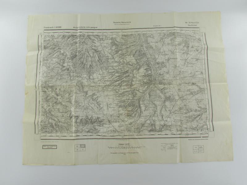 German Militairy Roadmap France ( South-East Abbeville )