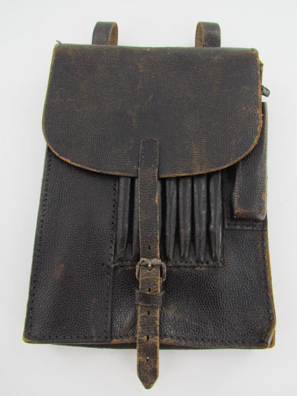 Black Leather Map Case-Meldetasche 1942