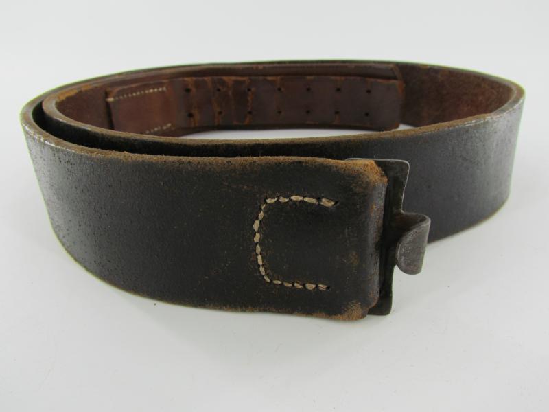 German Leather Equipment Belt