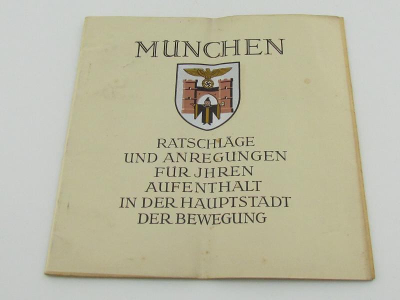 Historic Nazi tourist guide of München ( Munich )