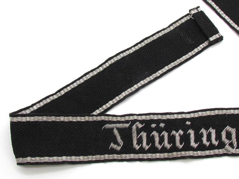 SS-Totenkopf Standarte THÜRINGEN Officers Cufftitle