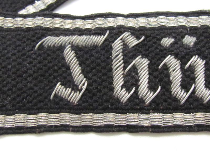 SS-Totenkopf Standarte THÜRINGEN Officers Cufftitle
