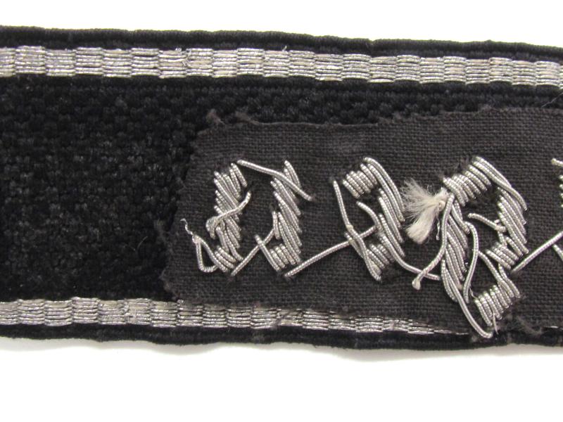 SS-Totenkopf Standarte THÜRINGEN Officers Cufftitle