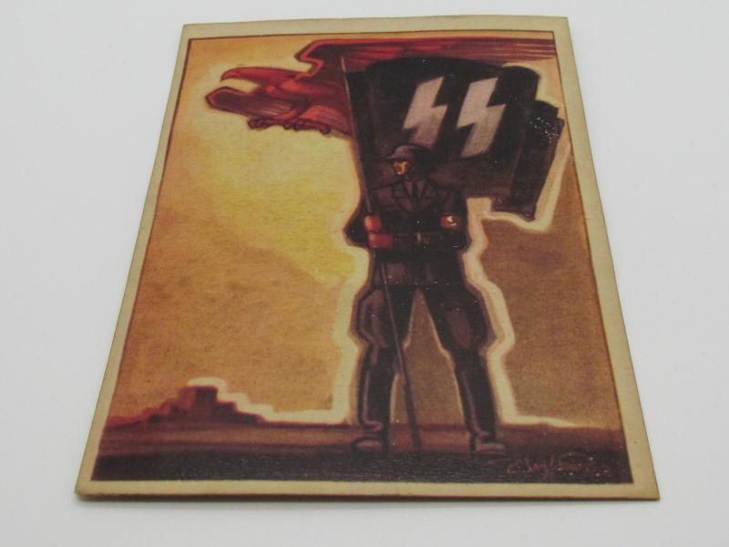 Postcard : Tag der Deutschen Polizei – Die Sicherheitspolizei im Kriegseinsatz SS (1941)