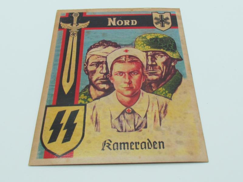 Postcard :'Waffen SS Recruitment' Nord Division