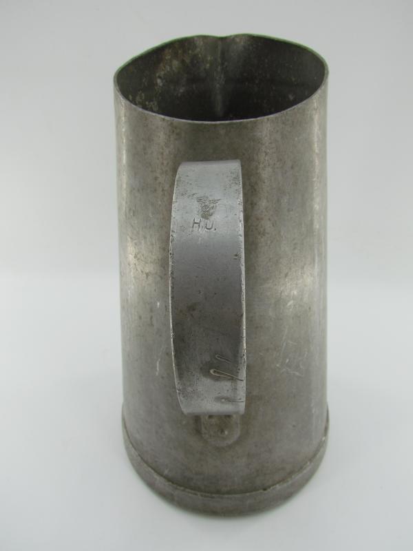 Wehrmacht Aluminum Pitcher marked RFI 36