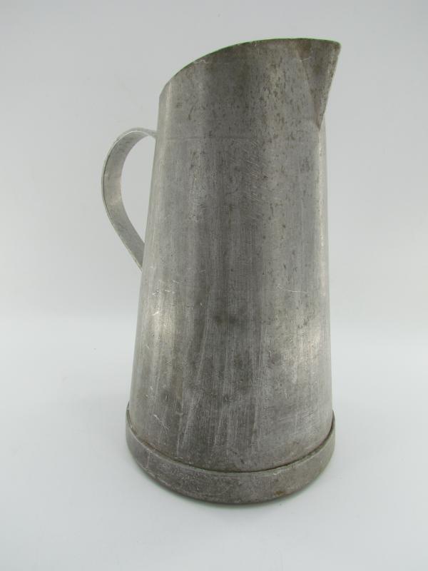 Wehrmacht Aluminum Pitcher marked RFI 36