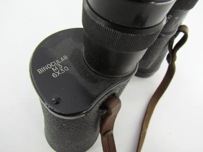 US WWII M3 6x30 binoculars made by Westinghouse 1943