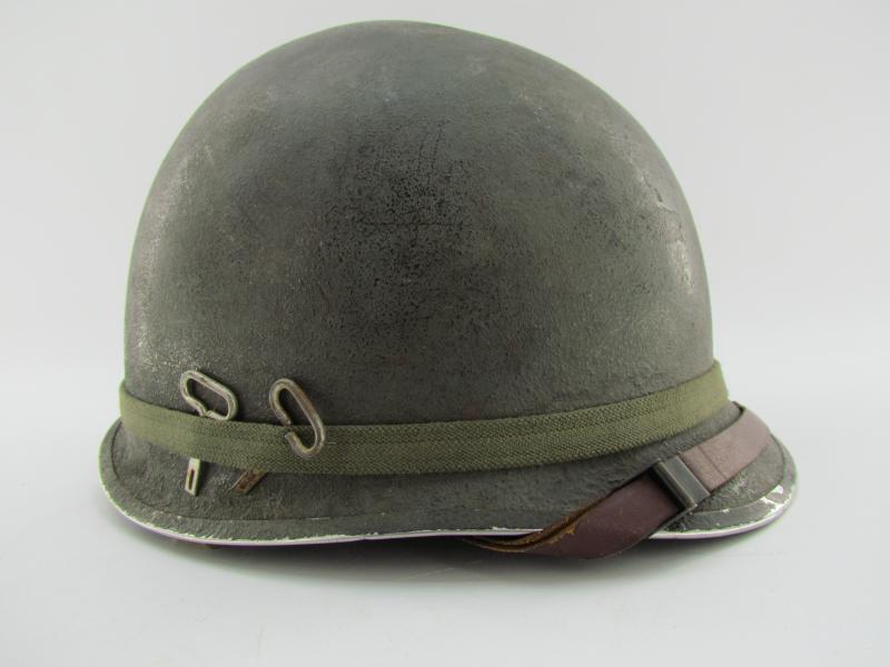 US WWII M1 ( fixed bale ) Combat Helmet with Liner