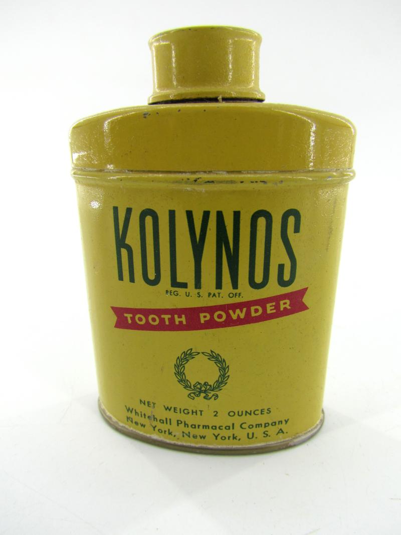 US WWII Bottle of Tooth Powder
