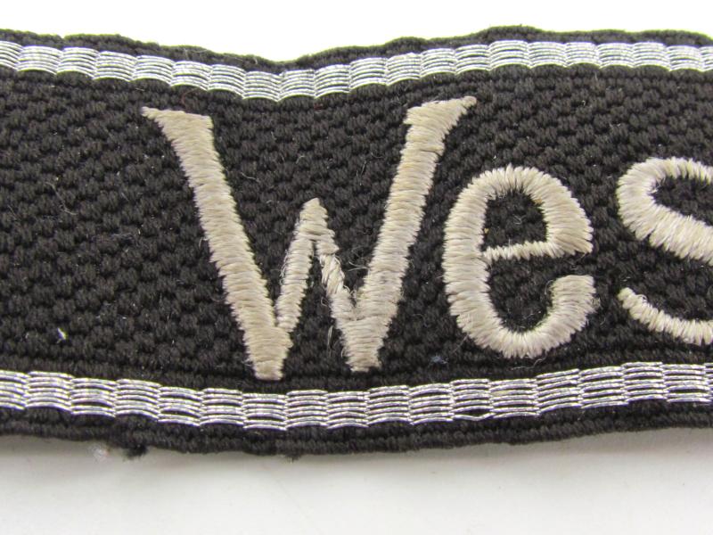 Waffen-SS cufftitle Westland & Matching Slip on cyphers