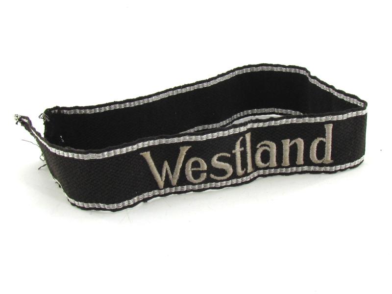 Waffen-SS cufftitle Westland & Matching Slip on cyphers