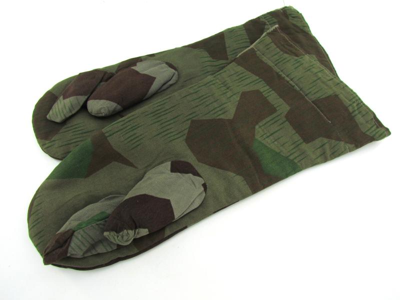 Reversible Parka Mittens in Splittertarn Camouflage