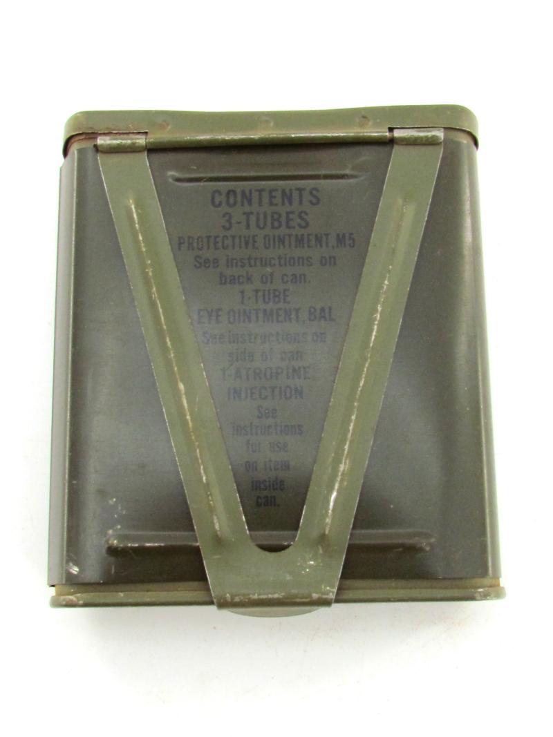 US WWII M5 Protective Ointment Case