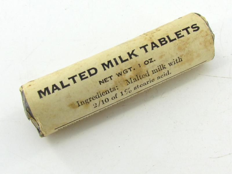 US WWII Malted Milk tablets