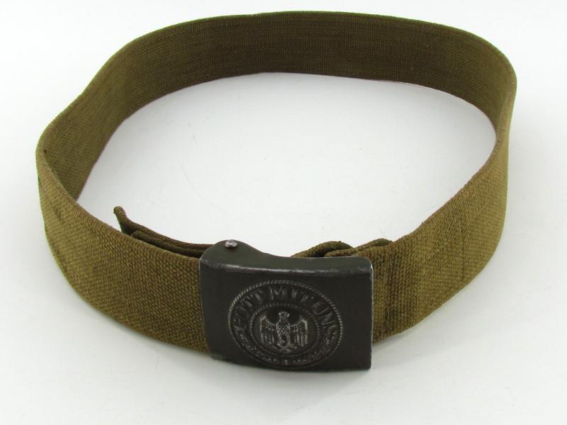 WH (Heer) ‘Afrikakorps’ Tropical Belt & Buckle 1941
