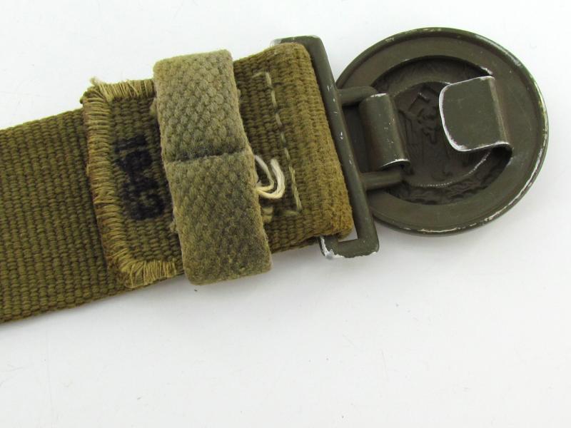 WH (Heer) Tropical Officer's Belt & Buckle 1943
