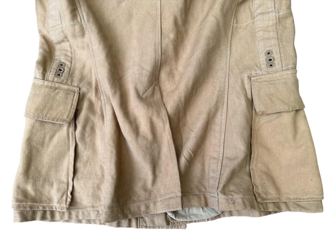 Luftwaffe 4 pocket tropical tunic with insignia, near mint condition