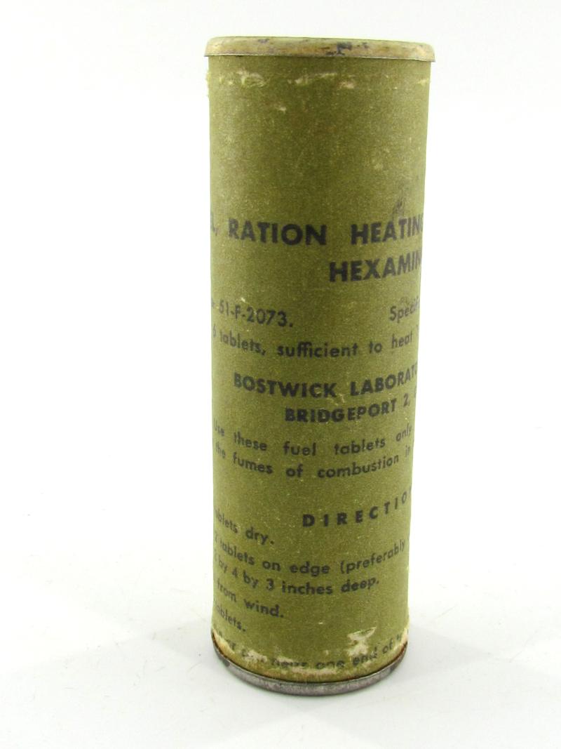 US WWII Ration Heating Tube