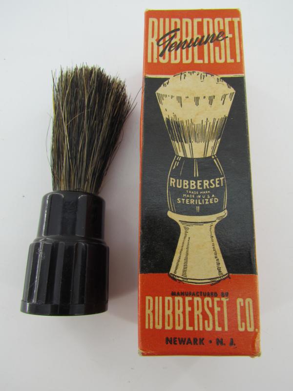 US WWII Rubberset Shaving Brush
