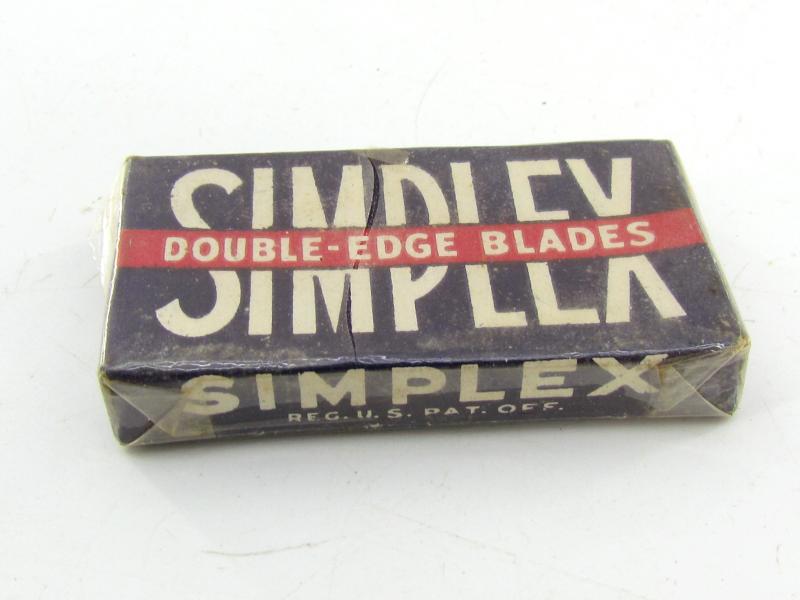 US WWII  Simplex Razor Blades