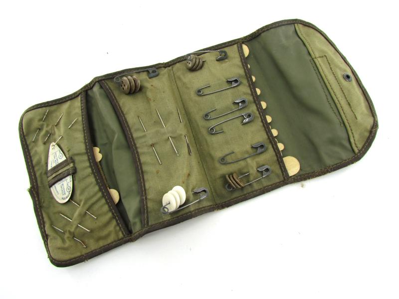 US WWII Sewing Kit with content