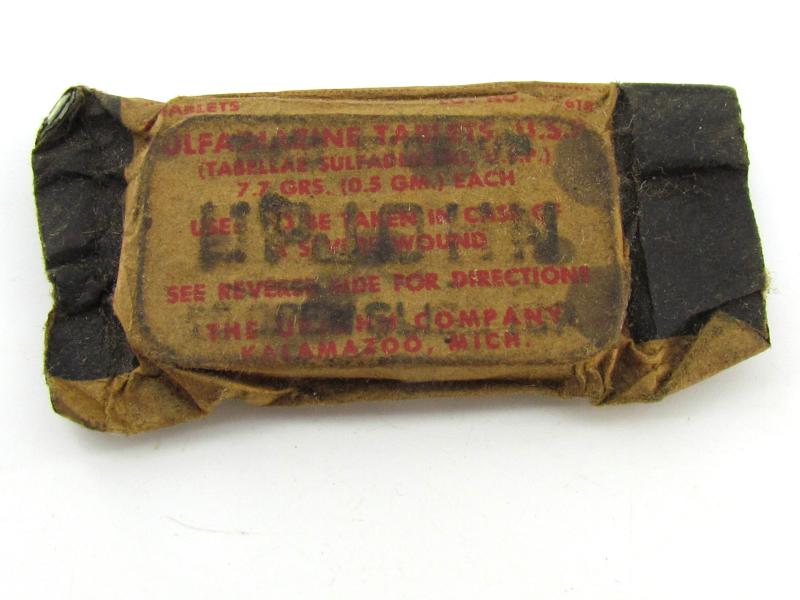 US WWII GI Sulfadiazine in original package...Rare