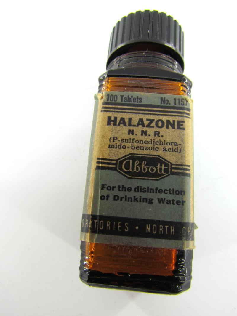 US WWII Water Purification Tablets