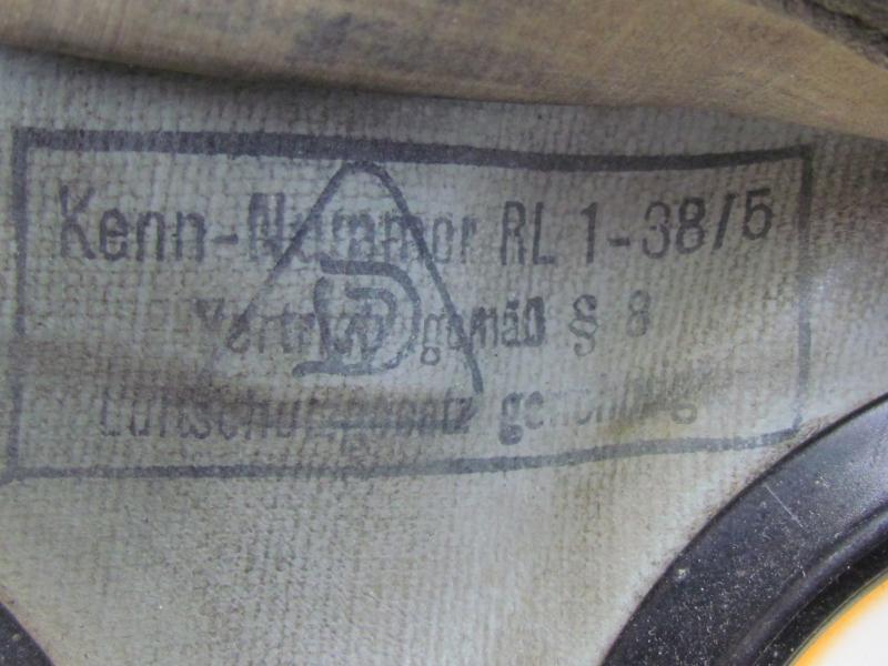 WH/SS Gasmask Cannister With Contents 1943