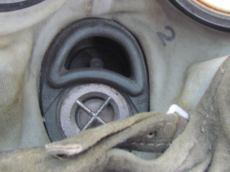 WH/SS Gasmask Cannister With Contents 1943