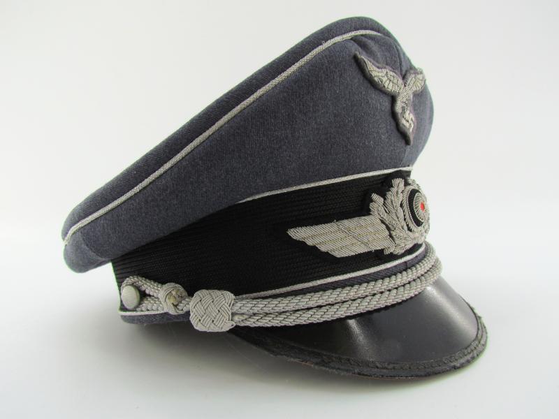 Luftwaffe officer visor cap ‘Schirmmütze’ by Erstklassig