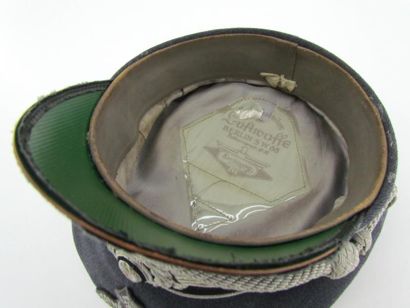 Luftwaffe officer visor cap ‘Schirmmütze’ by Erstklassig