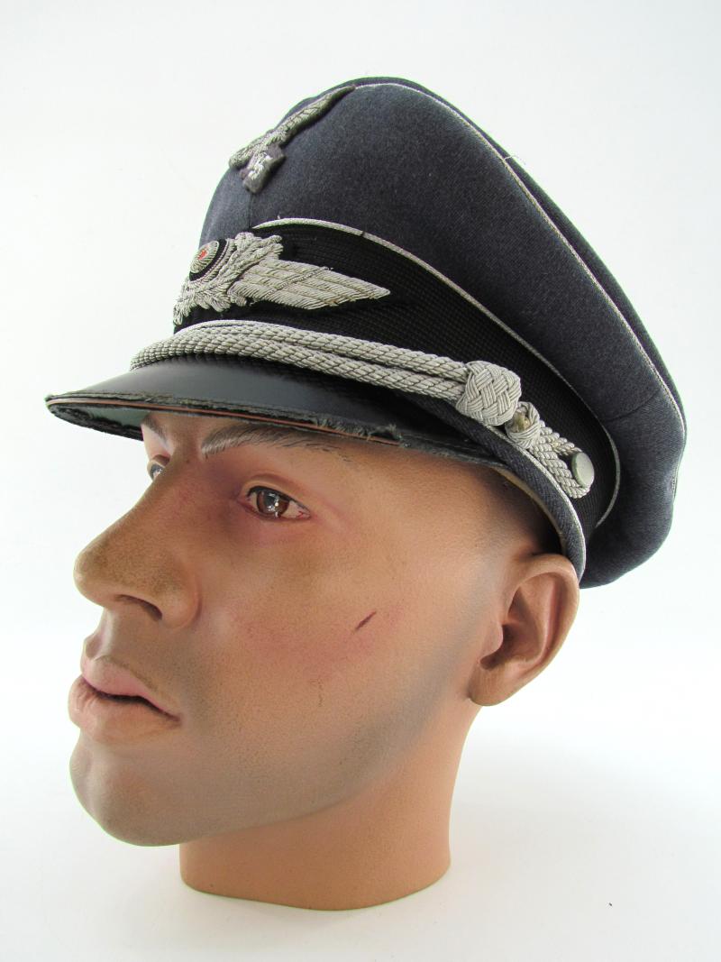 Luftwaffe officer visor cap ‘Schirmmütze’ by Erstklassig