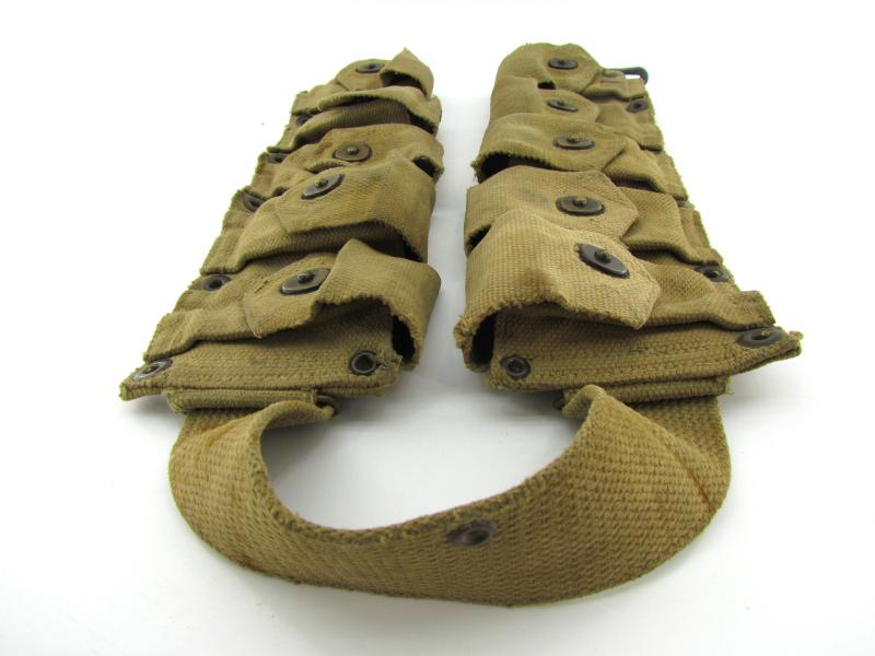 US WWII M1 Garand Ammo Belt 1942