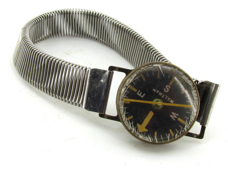 US WWII Waltham wrist compass