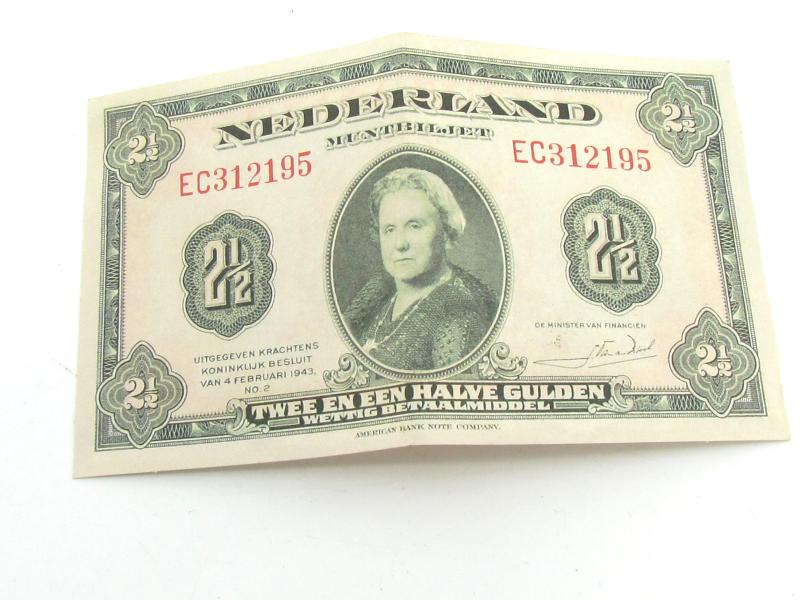 WWII money from the Netherlands 1943