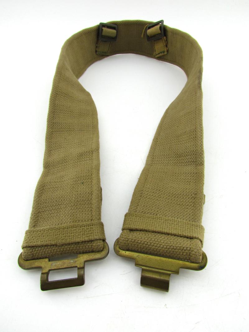 British WWII Webbing Combat Belt 1945