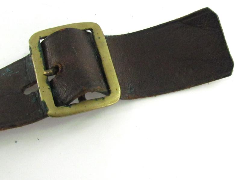 British WWII Leather Belt Maker Marked 1943