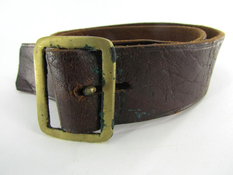 British WWII Leather Belt Maker Marked 1943
