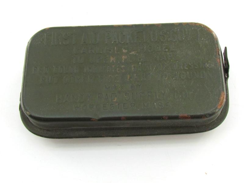 US WWII First aid packet, carlisle model