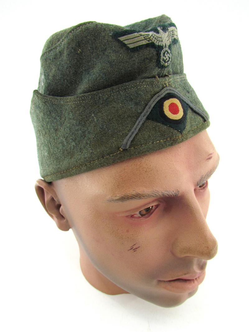 Wehrmacht ( Heer ) M34 Side Cap WithTransport Troops Soutache