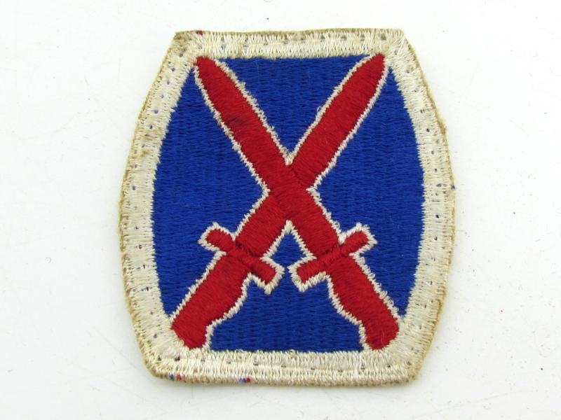 US WWII 10th Mountain division patch