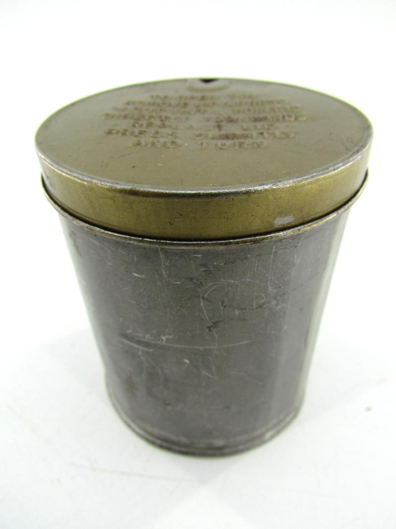 British WWII Greys Cigarettes Can ( empty )