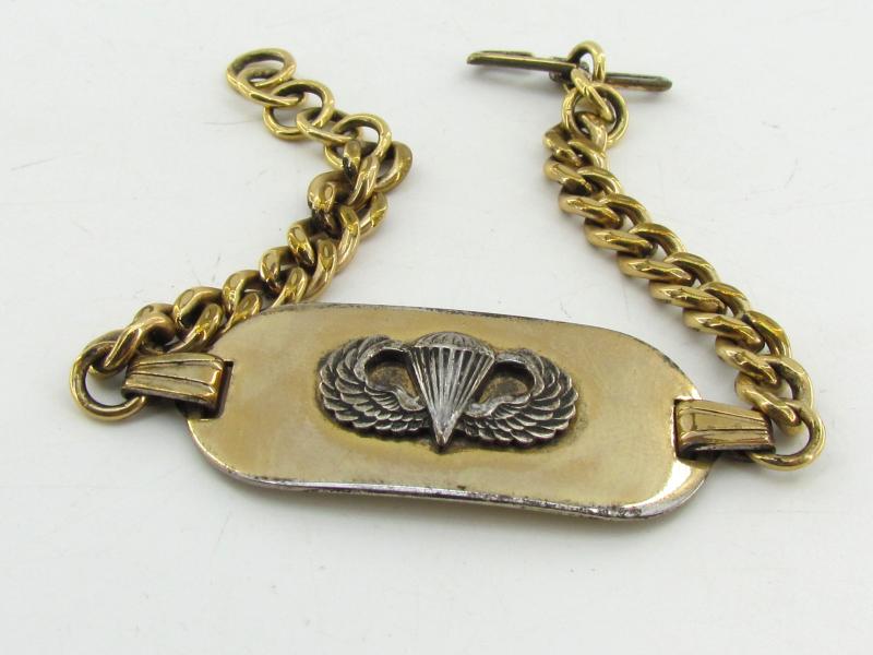 US WWII Airborne Paratrooper's Jump Wing Bracelet